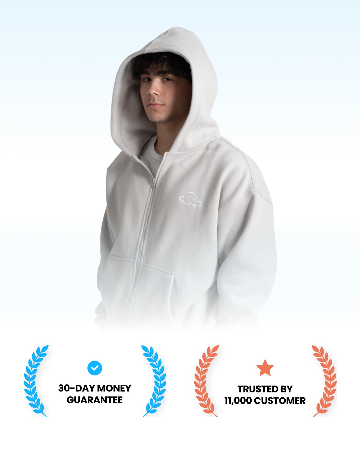Cloud Zip-Up Hoodie