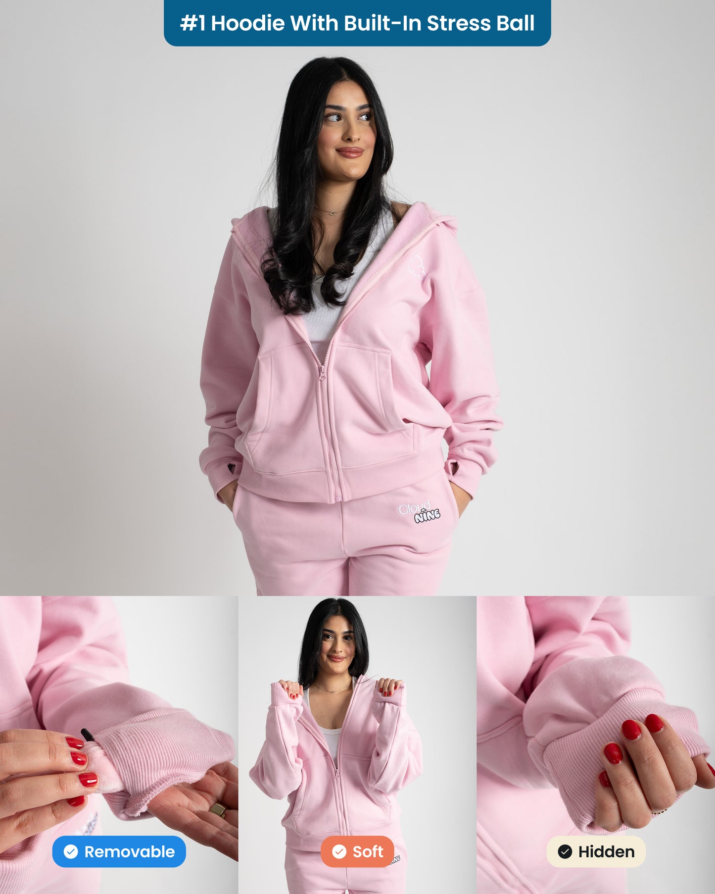 Cloud Zip-Up Hoodie