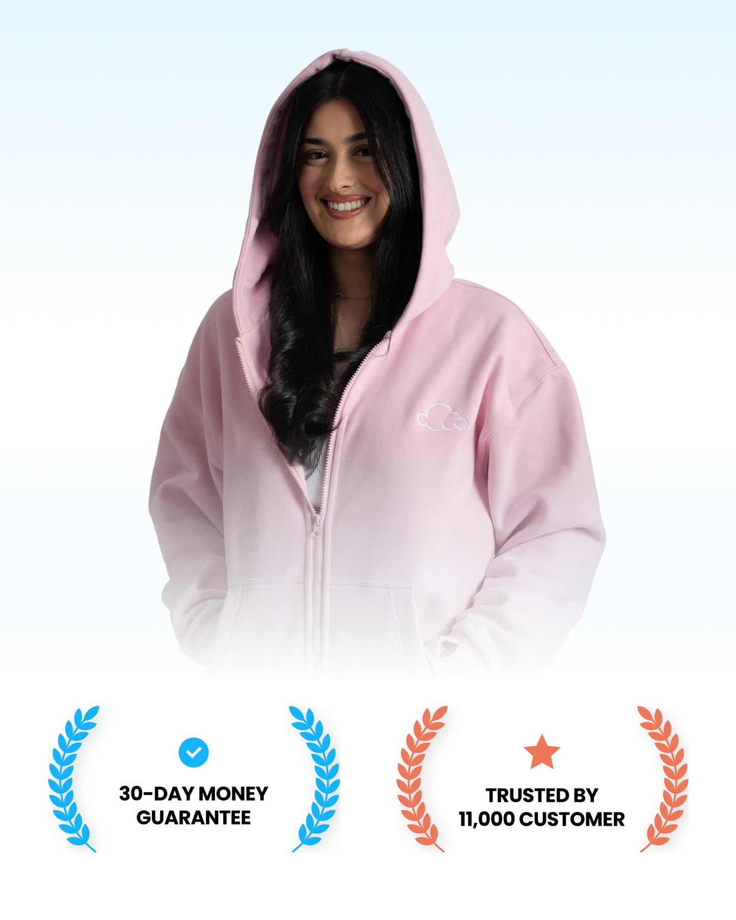 Cloud Zip-Up Hoodie