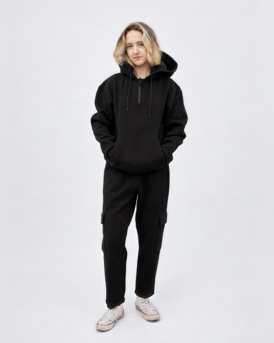 Essentials sweatpants in Black, gallery image 2