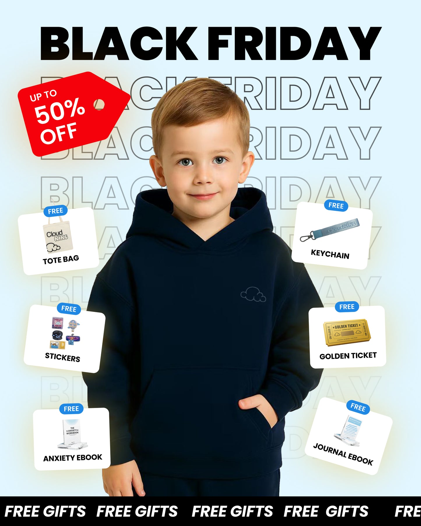 Cloud Kids Calming Hoodie