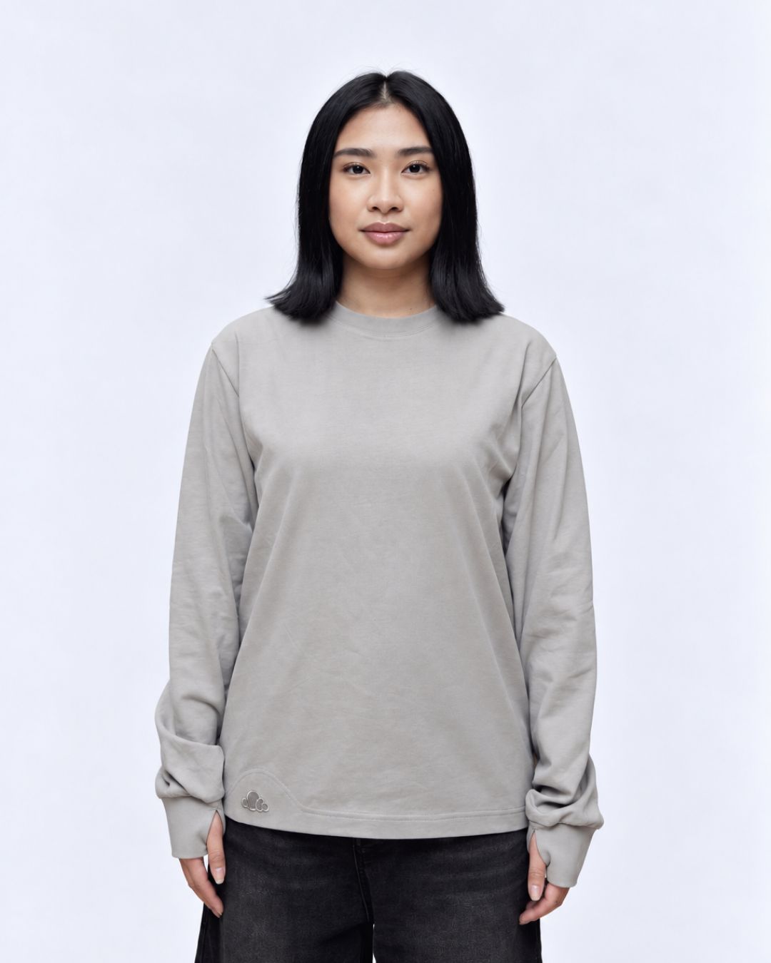 Crushed Rock sensory long sleeve tee front