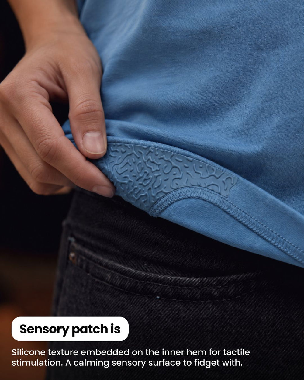 Riviera sensory t-shirt sensory patch