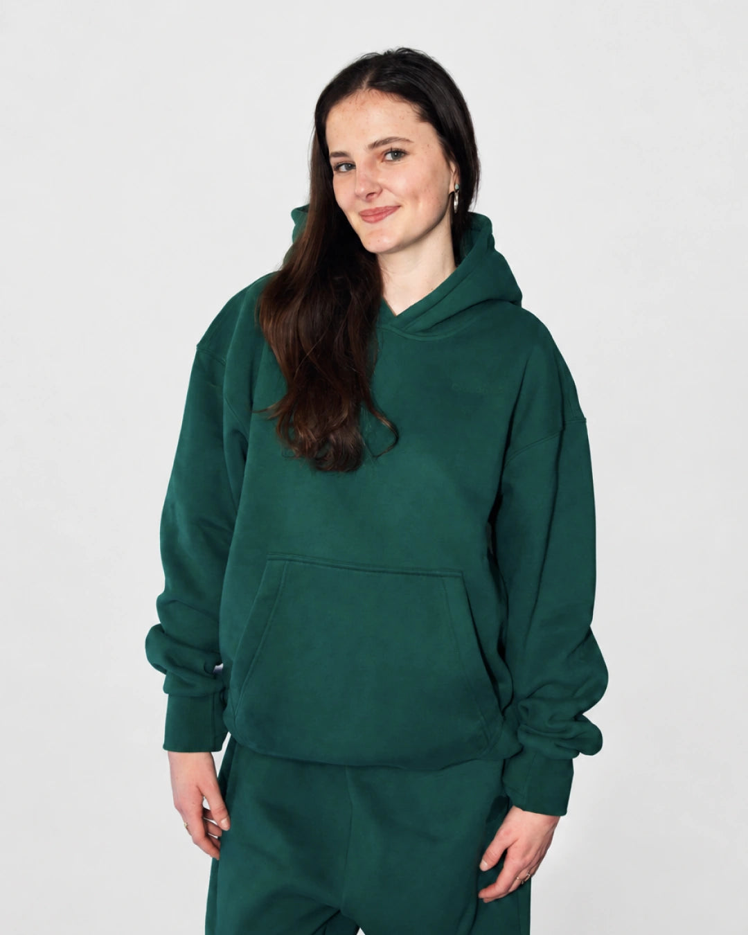 Soothe adult hoodie in Sea Green - Front view