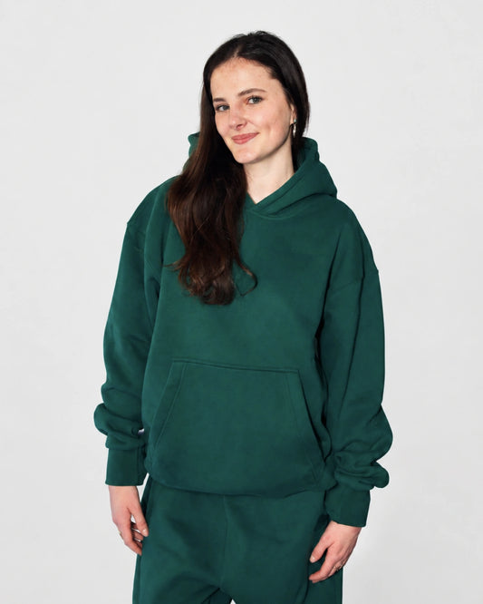 Soothe adult hoodie in Sea Green - Front view