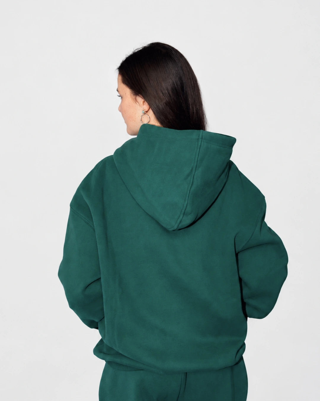 Soothe adult sweatpants in Sea Green - Rear outfit view