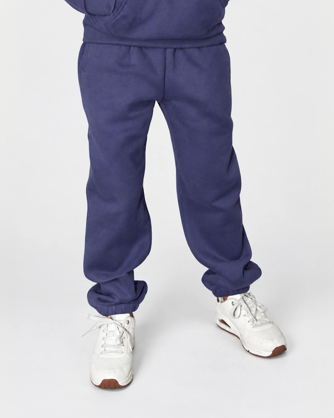 Soothe kids sweatpants in Moonlit Purple - Front view