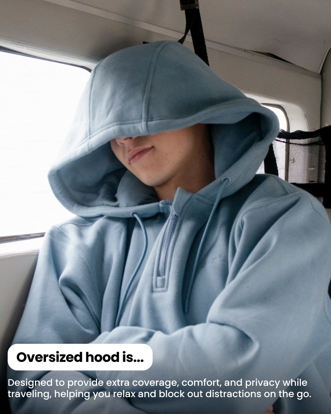 Travel Hoodie in Blue Heaven, gallery image 4