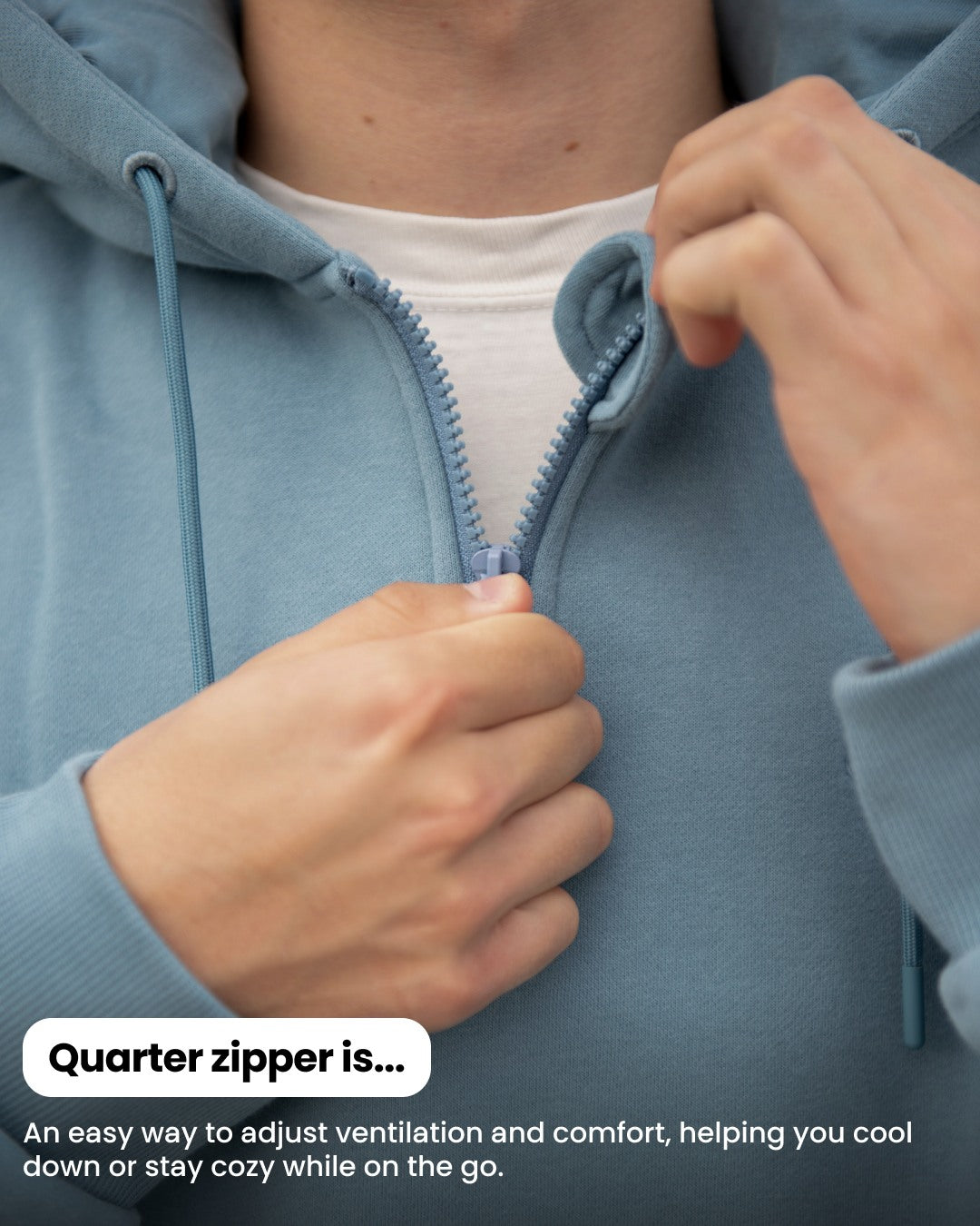 Travel Hoodie in Blue Heaven, gallery image 5