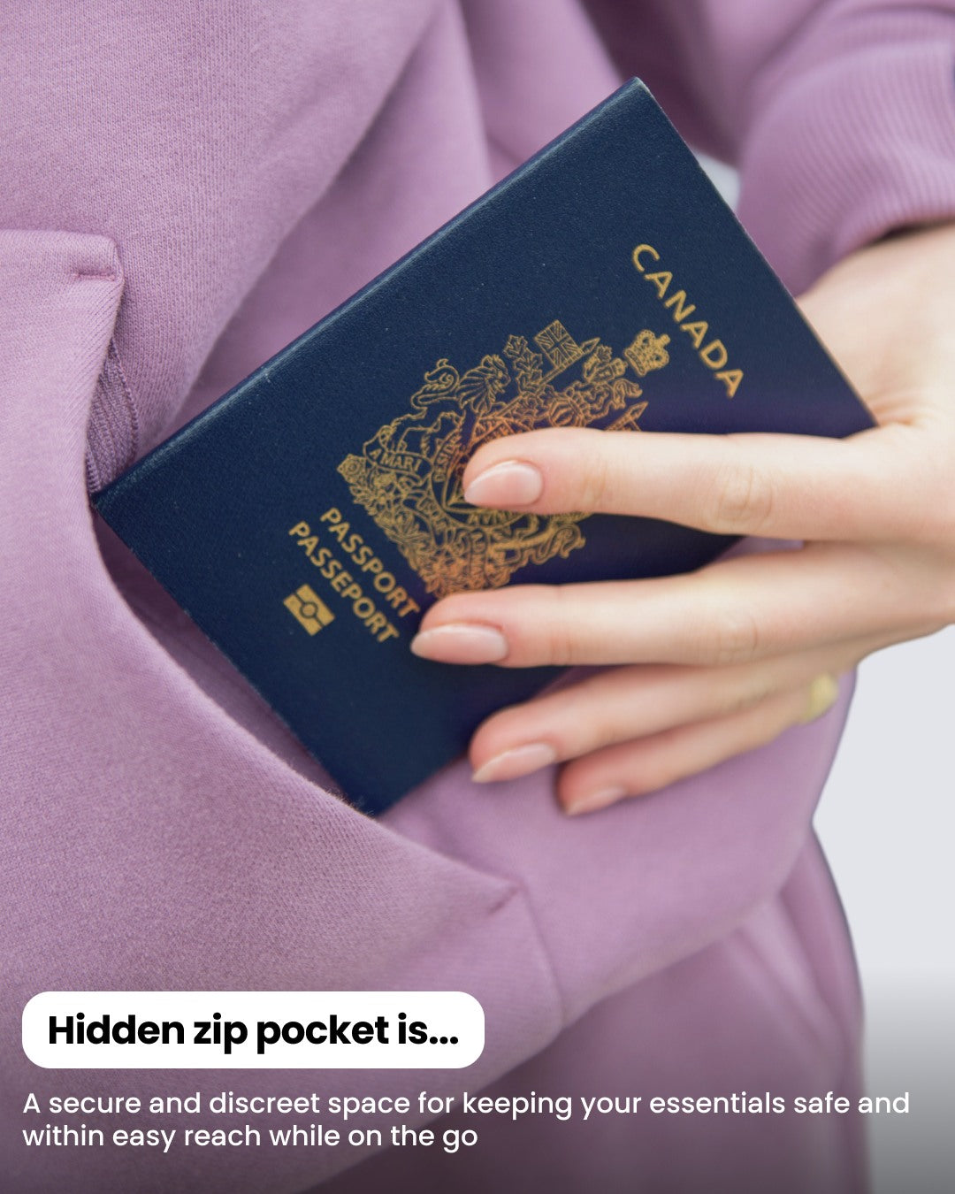 Travel Hoodie in Very Grape, gallery image 7