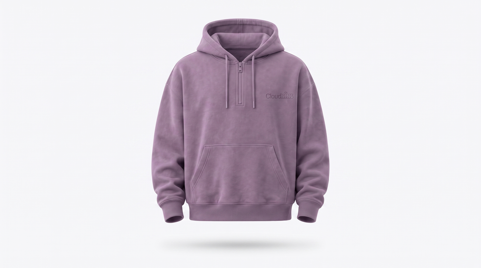 Travel Hoodie in Very Grape — front view